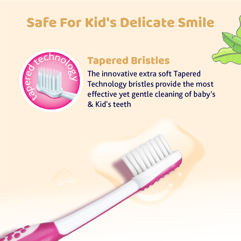 Toothbrush Set Pink + Green 3Y-8Y image number 4